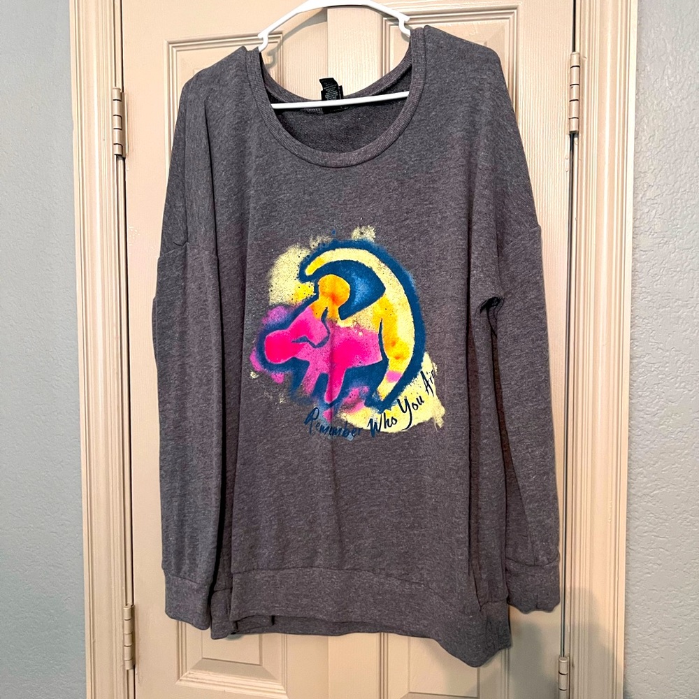 Disney, torrid Simba sweatshirt
